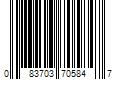 Barcode Image for UPC code 083703705847