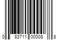 Barcode Image for UPC code 083711000088