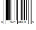 Barcode Image for UPC code 083725848003