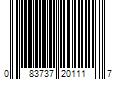 Barcode Image for UPC code 083737201117