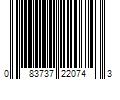 Barcode Image for UPC code 083737220743