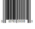 Barcode Image for UPC code 083763000050