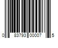 Barcode Image for UPC code 083793000075