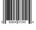 Barcode Image for UPC code 083804072404