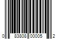 Barcode Image for UPC code 083808000052