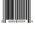 Barcode Image for UPC code 083830000044