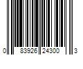 Barcode Image for UPC code 083926243003