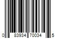 Barcode Image for UPC code 083934700345