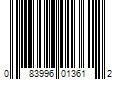 Barcode Image for UPC code 083996013612. Product Name: 