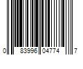 Barcode Image for UPC code 083996047747