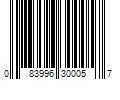 Barcode Image for UPC code 083996300057