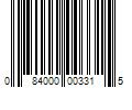 Barcode Image for UPC code 084000003315