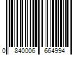 Barcode Image for UPC code 0840006664994. Product Name: CORSAIR Vengeance RGB 96GB (2 x 48GB) 288-Pin PC RAM DDR5 5200 (PC5 41600) Desktop Memory Model CMH96GX5M2B5200C38