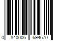 Barcode Image for UPC code 0840006694670. Product Name: CORSAIR Vengeance RGB 32GB (2 x 16GB) 288-Pin PC RAM DDR5 5200 (PC5 41600) Desktop Memory Model CMH32GX5M2B5200C40W