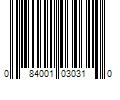 Barcode Image for UPC code 084001030310