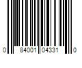 Barcode Image for UPC code 084001043310