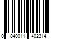 Barcode Image for UPC code 0840011402314