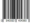 Barcode Image for UPC code 0840083404360