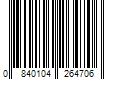 Barcode Image for UPC code 0840104264706