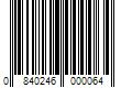 Barcode Image for UPC code 0840246000064