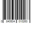 Barcode Image for UPC code 0840534010263