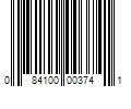 Barcode Image for UPC code 084100003741