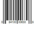 Barcode Image for UPC code 084100006308