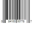 Barcode Image for UPC code 084100007787