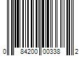 Barcode Image for UPC code 084200003382