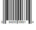 Barcode Image for UPC code 084200006314