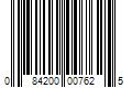 Barcode Image for UPC code 084200007625