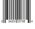 Barcode Image for UPC code 084200007854