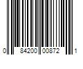 Barcode Image for UPC code 084200008721