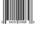 Barcode Image for UPC code 084200009858