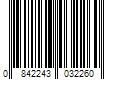 Barcode Image for UPC code 0842243032260