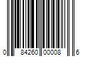 Barcode Image for UPC code 084260000086