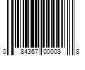 Barcode Image for UPC code 084367000088