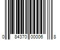 Barcode Image for UPC code 084370000068