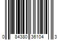 Barcode Image for UPC code 084380361043