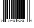 Barcode Image for UPC code 084406000086