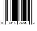 Barcode Image for UPC code 084477000053