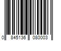 Barcode Image for UPC code 0845136080003