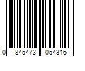Barcode Image for UPC code 0845473054316. Product Name: Harbor Breeze Barn Light 1-Light 10.63-in H Matte Black Solar LED Outdoor Wall Light | 6993101012