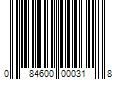 Barcode Image for UPC code 084600000318