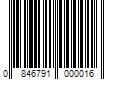 Barcode Image for UPC code 0846791000016