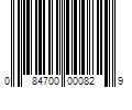 Barcode Image for UPC code 084700000829