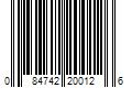 Barcode Image for UPC code 084742200126