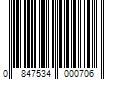 Barcode Image for UPC code 0847534000706