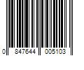 Barcode Image for UPC code 0847644005103