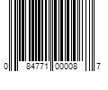 Barcode Image for UPC code 084771000087